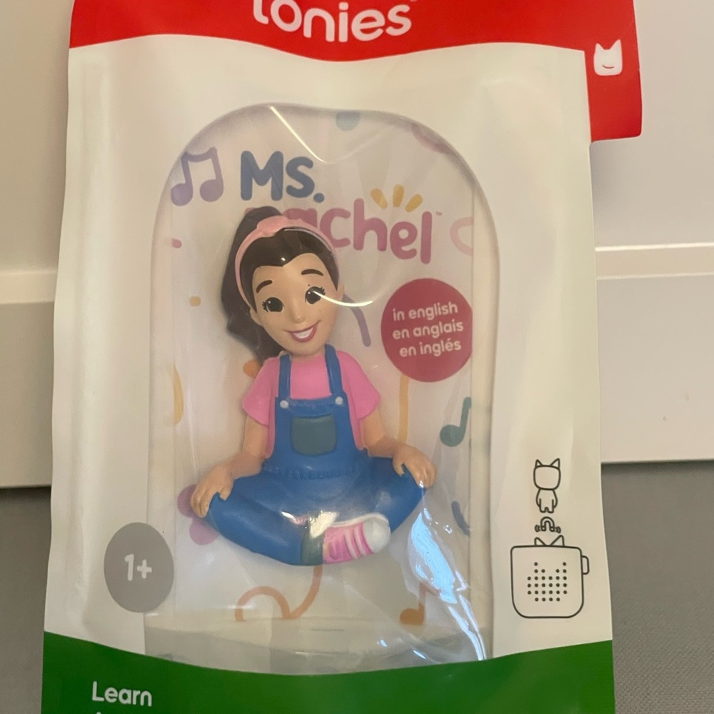 Tonies Official Ms. Rachel Pink and Blue Figure-Educational Kids Toy NIP Sealed